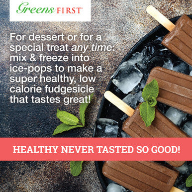 Greens First Chocolate Superfoods Extracts Concentrates Nutrient Rich Antioxidant Power of 15 Servings of Fruits 28.74 Ounce 60 Servings