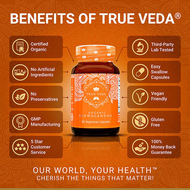 Organic Ashwagandha Capsules KSM66 Ashwagandha KSM 66 USDA Organic Ashwagandha Organic Ashwagandha Root Ashwagandha Extract 100 Natural KSM66 Ashwagandha Supplements 60 Easy Eat Pills