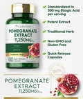 Carlyle Pomegranate Extract | 11250Mg | 100 Capsules | Non-Gmo, Gluten Free Supplement | Traditional Herb