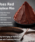 Yamasan Kyoto Uji Japanese Dry Red Miso Seasoning ze-Dried Red Miso Powder Rich Flavor and Umami No Additives Vegan Delicious Choice for Various Foods Made in Japan 90g(3.17oz)