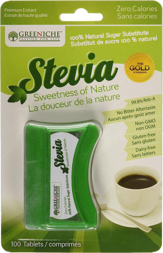 Greeniche Natural Stevia (Tablets) 100 Count