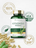 Carlyle Asparagus Supplement | 1600mg | 250 Powder Capsules | Non-GMO and Gluten Formula | High Potency Traditional Herb Extract