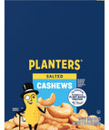 PLANTERS Deluxe Honey Roasted Whole Cashews, Party Snacks, Plant-based Protein, 2 oz Bags (Pack of 15)