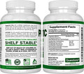 Probiotic 40 Billion CFU Shelf Stable with Prebiotics and Acidophilus Stable Potency Until Expiration Time Delay Release Probiotics Arazo Nutrition