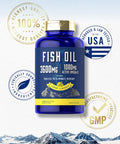 Fish Oil 3600Mg | 1080Mg Omega 3 | 120 Count | Non-Gmo And Gluten Free Supplement