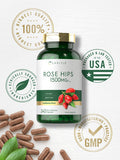 Rose Hips | 1500Mg | 240 Quick Release Capsules | Non-Gmo And Gluten Free Herbal Supplement | By Carlyle