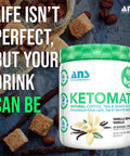ANS Performance Vanilla Bean Ketomate MCT Creamer, 300 GR