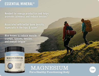 NatureWise Naturewise Magnesium Powder for Nerve Energy Support from Magnesium Citrate 2 Month Supply 303.6 Gram