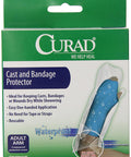 Curad Adult Arm Cast and Bandage Protectors Water Resistant Reusable Ideal for Shower and Bath
