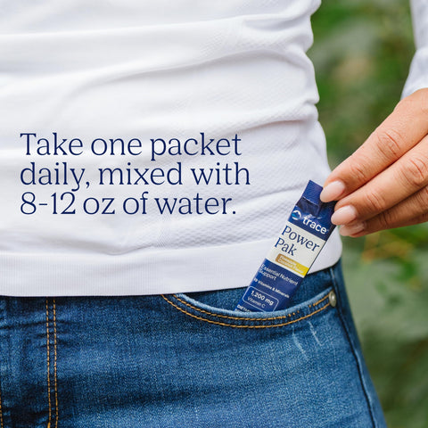 Trace Minerals Power Pak Electrolyte + Immunity Boost Drink Packets 1200 mg Vitamin C Elderberry Zinc D3 B6 B12 Immunity Hydration Kids and Adults (6.9 Ounce Pineapple Coconaut)