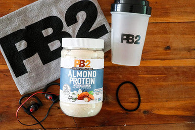 PB2 Performance Almond Protein Powder with Madagascar Vanilla 1 lb/16 oz Jar 20g of Vegan Plant Based Protein Powder Non GMO Gluten Non Dairy
