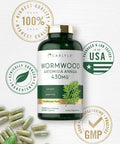 Carlyle Wormwood Capsules 430Mg | Artemisia Annua Herb | 200 Count | Non-Gmo & Gluten Free Supplement
