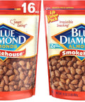 Blue Diamond Almonds Honey Roasted Snack Almonds, Party Salty Snack, Plant-Based Protein and Fiber, After School Snacks, Events, Holidays and Lunch, 16Oz, 1 Pound (Pack of 1)