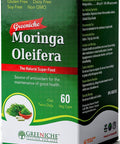 Greeniche Moringa Oleifera - 60 Vegetarian Capsules Natural and Organic Source of antioxidants / Source d'antioxydants Non GMO, Soy Free, Gluten Free Halal and Kosher Certified