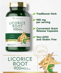 Carlyle Licorice Root Extract | 900Mg | 300 Capsules | Non-Gmo, Gluten Free Supplement