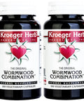 Kroeger Herb Wormwood Combination Vegetarian Capsules, 100 Count - Pack Of 2