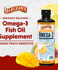 Barlean's Omega Swirl Fish Oil With Vitamin D Mango Peach 454G 1 Units