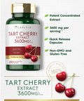 Carlyle Tart Cherry Extract Capsules | 200 Count | Non-Gmo And Gluten Free Formula | Traditional Herb Supplement
