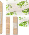 Curad Quickstop Flex-Fabric Bandages Quickstop Bleeding Control Technology Assorted Sizes 30 Count (Pack of 3)