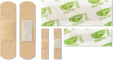 Curad Quickstop Flex-Fabric Bandages Quickstop Bleeding Control Technology Assorted Sizes 30 Count (Pack of 3)