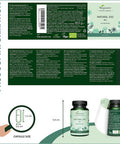 Natural Iodine Vegavero | from Organic Scottish Sea Kelp (PureSea ) | 180 Capsules | 231 mg Seaweed Powder with 150 mcg Pure Iodine | NO Tablets = NO Additives | Vegan Supplement