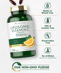 Carlyle Liposomal Vitamin C Complex | 250 Softgels | High Potency | Non-Gmo, Gluten Free