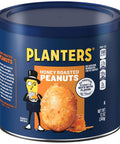 PLANTERS Honey Roasted Peanuts, Plant Based Protein Snacks, 12 Oz (1 Ct) | Roasted Sweet & Salty Nuts. 0g Trans Fat. Resealable Jar. Snacks for Adults. Party Mix, Party Snacks