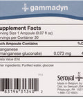 UNDA GAMMADYN Mn | Manganese Oligo-Element Supplement | 30 Ampoules