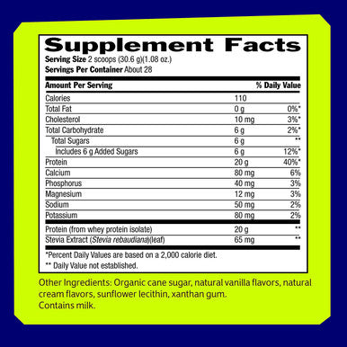 Biochem 100 Whey Isolate Protein Vanilla 30.2 oz 20g of Protein Meal Replacement Supports Lean Muscle Easily Digestible Silky Smooth Taste Amino Acids
