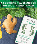 Nutra Tea NUTRATHROAT - Soothing Throat Tea | Sore Throat Tea | Throat Relief Tea - Tea For Sore Throat & Coughs - Includes Marshmallow Root & Slippery Elm - 20 Enveloped Tea Bags - by - Herbal Tea