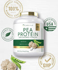 Carlyle Pea Protein Powder 7lb | Unflavored | 29G Protein | Non-GMO, Gluten, and Soy-Free | Vegetarian Protein Powder