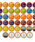 Two Rivers Coffee Flavored Coffee Pods Compatible with Keurig K Cup Brewers, Assorted Variety Pack Flavored Coffee, 40 Count