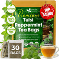 FreshDrinkUS, Premium 75 Mulberry Leaf Tea Bags, 100% Natural & Pure from Mulberry Leaves. Loose Leaf Herbal Tea. Made with Natural Material Tea Bags. No Sugar, No Caffeine, No Gluten, Vegan.