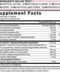 Force Factor Better Turmeric Joint Support Supplement Featuring HydroCurc Turmeric Curcumin with Black for Superior Absorption, Clinical Strength Joint Support, 120 Tablets, White Packaging