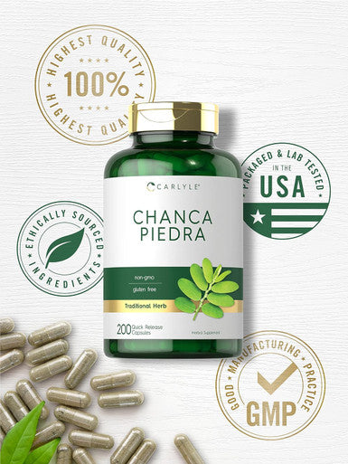 Carlyle Chanca Piedra | 200 Capsules | Non-GMO and Gluten Traditional Herb Formula