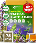 FreshDrinkUS, Premium 120 Mulberry Leaf Tea Bags, 100% Natural & Pure from Mulberry Leaves. Loose Leaf Herbal Tea. Made with Natural Material Tea Bags. No Sugar, No Caffeine, No Gluten, Vegan.
