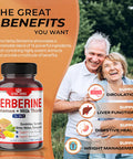 Ultra Herbs Premium Berberine 12200MG with Cinnamon Milk Thistle USA Made & Test Promotes Liver Function Gut Health Immunity (150 Count (Pack of 1))