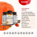 Ashwagandha Immune Support Maximum Potency Made with Organic Ashwagandha for Vitality Sleep Immune Support with Vitamins C B E Elderberry Turmeric Powerful Immune Boosters
