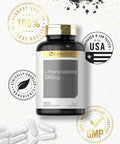 Carlyle L Phenylalanine 1000Mg | 200 Capsules | Non-Gmo And Gluten Free Formula | Free Form L-Phenylalanine Supplement