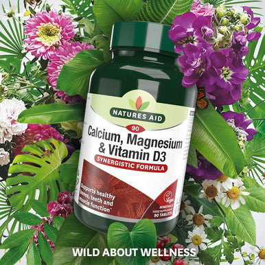 Calcium, Magnesium & D3 90 Tablets. Suitable for Vegans.