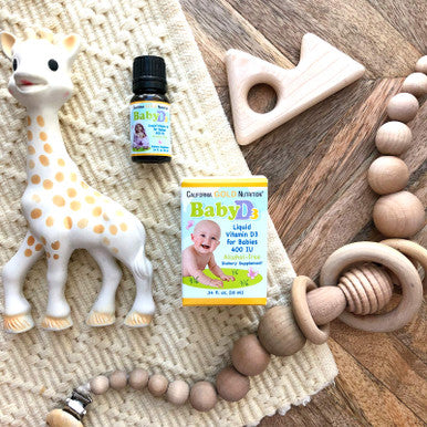Baby Vitamin D3 By California Gold Nutrition - Liquid D3 Supplement For Babies, Vegetarian Friendly - Developmental Support - Alcohol & Gluten Free, Non-Gmo - 10 Mcg (400 Iu) - 0.34 Fl Oz (10 Ml), 3