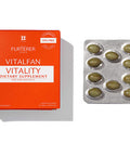Rene Furterer VITALFAN Vitality Dietary Supplement, Strengthen Hair & Nails, Plant-Based, Biotin, Drug Free, Dye Free 30 ct.