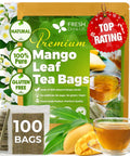 FreshDrinkUS, Premium 120 Mulberry Leaf Tea Bags, 100% Natural & Pure from Mulberry Leaves. Loose Leaf Herbal Tea. Made with Natural Material Tea Bags. No Sugar, No Caffeine, No Gluten, Vegan.