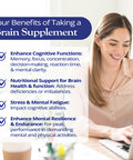 Dr. Tennant'S Brain Food For Cognitive Focus, Mental Acuity, And Memory Function - Focus Supplement, Organic Brain Supplement