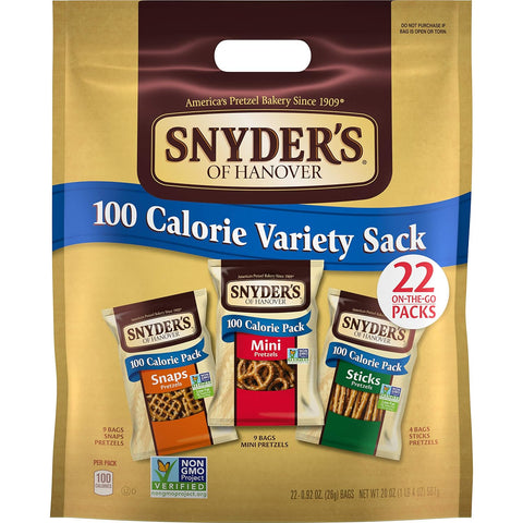 Snyder's of Hanover, Pretzel Pieces Honey Mustard and Onion, 1 Oz, 20 Ct