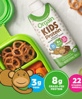 Orgain Organic Kids Protein Nutritional Shake Chocolate 8g of Protein 22 Vitamins Minerals Fruits Vegetables Gluten Soy NonGMO 8.25 Fl Oz Pack of 12