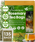 FreshDrinkUS, Premium 120 Mulberry Leaf Tea Bags, 100% Natural & Pure from Mulberry Leaves. Loose Leaf Herbal Tea. Made with Natural Material Tea Bags. No Sugar, No Caffeine, No Gluten, Vegan.