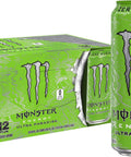 Monster Energy Ultra Strawberry Dreams, Sugar Free Energy Drink, 16 Ounce | Pack of 15