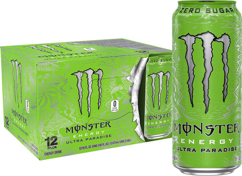 Monster Energy Zero Ultra, Sugar Free Energy Drink, 16 Ounce | Pack of 15