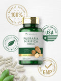 Pueraria Mirifica Capsules 1000Mg 120 Capsules Non-Gmo and Gluten Free By Carlyle